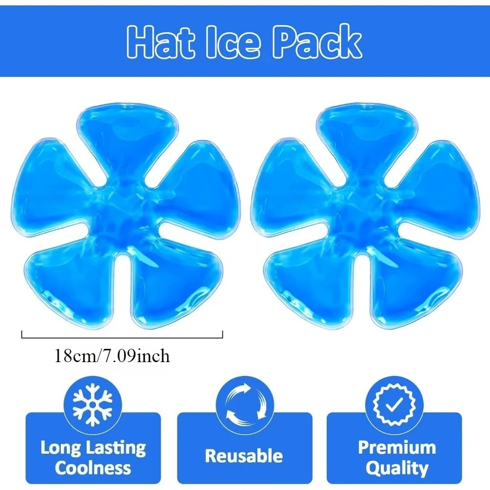 Head Gel Ice Pack Helmet Ice Pack, Used for Catcher Helmets, Outdoor Sport, Operation On The Head, Relieve Summer Heat