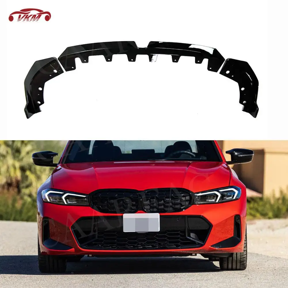 

Front Bumper Lip Spoiler Guard Chin Splitters For Bmw 3 Series G20 G28 M340i 2023+ ABS Decorative Cover Body Kits Accessories