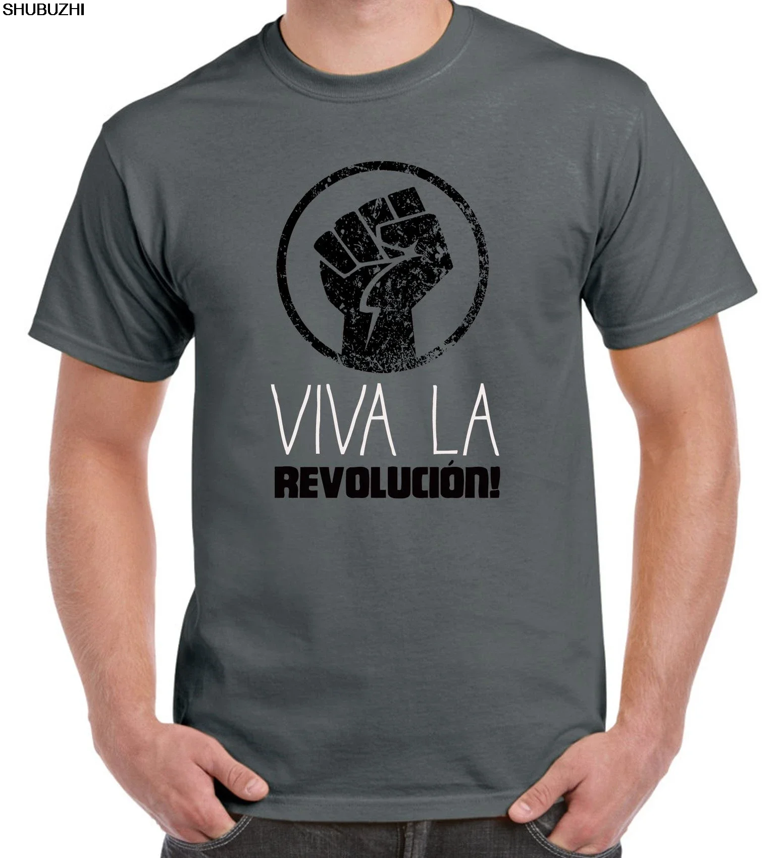 Viva La Revolution Cuba Men's T-Shirt - Che Guevara Marx Communism   Cool Casual pride t shirt men tshirt sbz1381