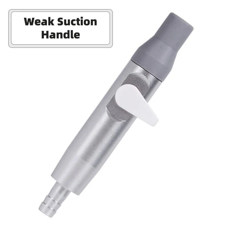 

1pc Dental Weak Suction Handle with Silicone Sleeve Universal Dental Saliva Ejector Weak Suction Handle for Clinic Use