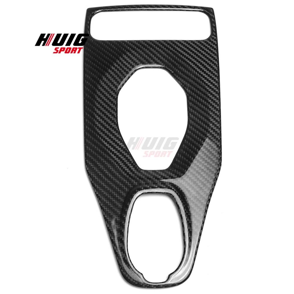 Carbon Fiber Car Center Console Gear Knob Panel Cover Trim For Lotus Emira Coupe HTC GT4 2022 2023 2024 Paste Style Accessories