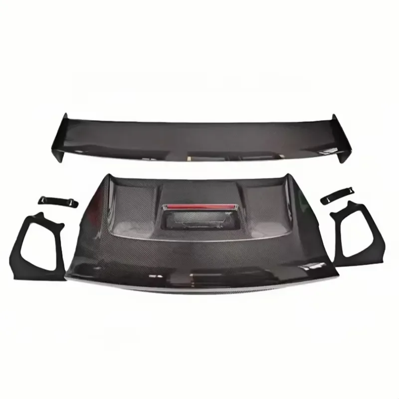 High Quality Dry Carbon Fiber GT3RS Style Rear Spoiler Large Wing for Porsche 911 991.1 Auto Parts Upgrade