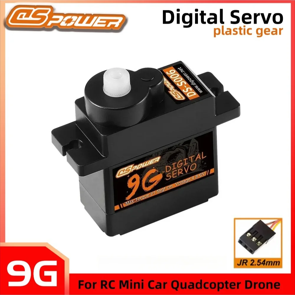 

Высокоточный микро-цифровой сервопривод DSpower 9g с пластиковыми шестернями и разъемом JR для радиоуправляемых самолетов, мини-самолетов, самолетов с фиксированным крылом, вертолетов, дронов, роботов