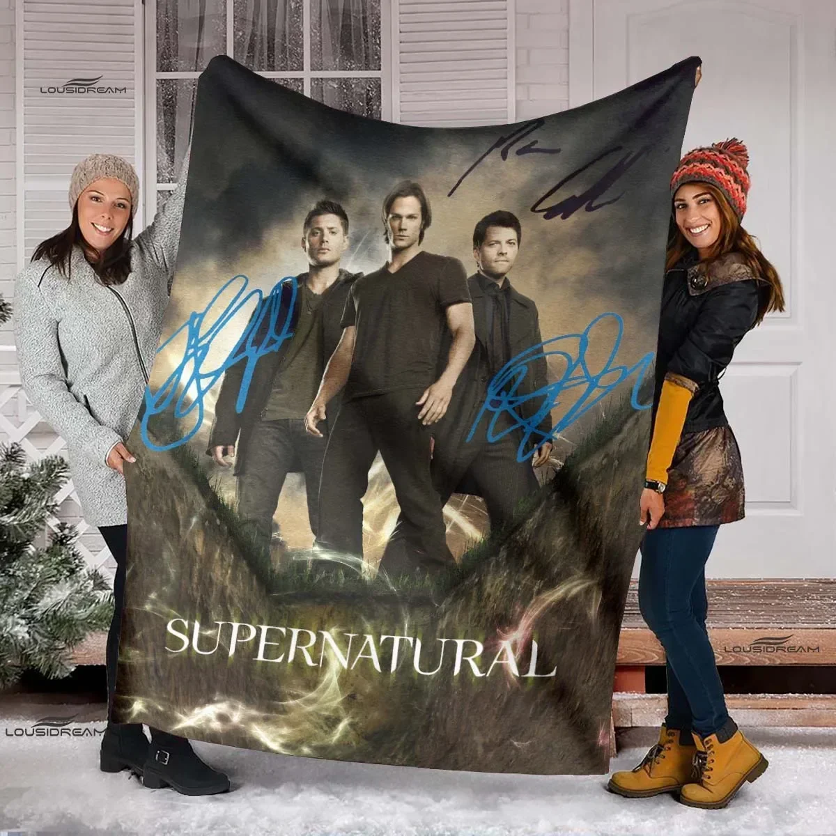 Multi-size Supernatural 3D Printing Four Seasons Blanket Sofa Cover Travel Bed Plush Blanket Lightweight Flannel Blanket