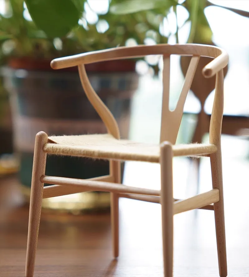 

Handmade Craft Mini Furniture Toys Maple Wooden Chair Model Museum Series Soldier BJD Doll HOUSE Accessories Toy Collection DIY
