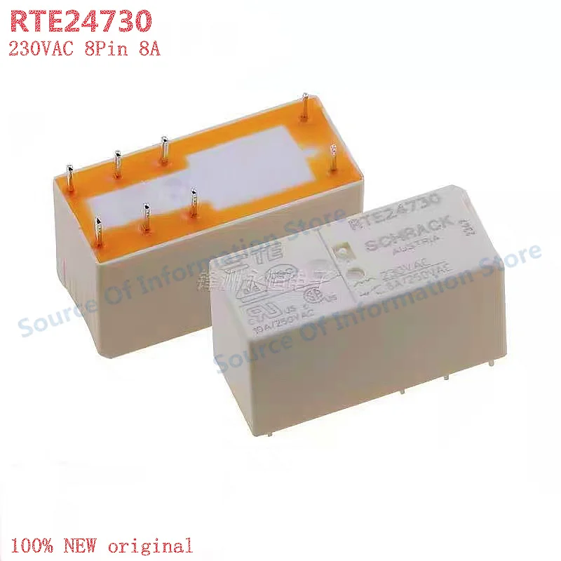 

5Pcs RTE24730 SCHRACK Relay AC230V 8Pin 8A 100% New