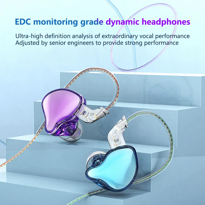 

In-ear Wired HIFI Monitoring Headphones With Microphone And Bass Game Mobile Phone And Computer Universal Wired Headphones