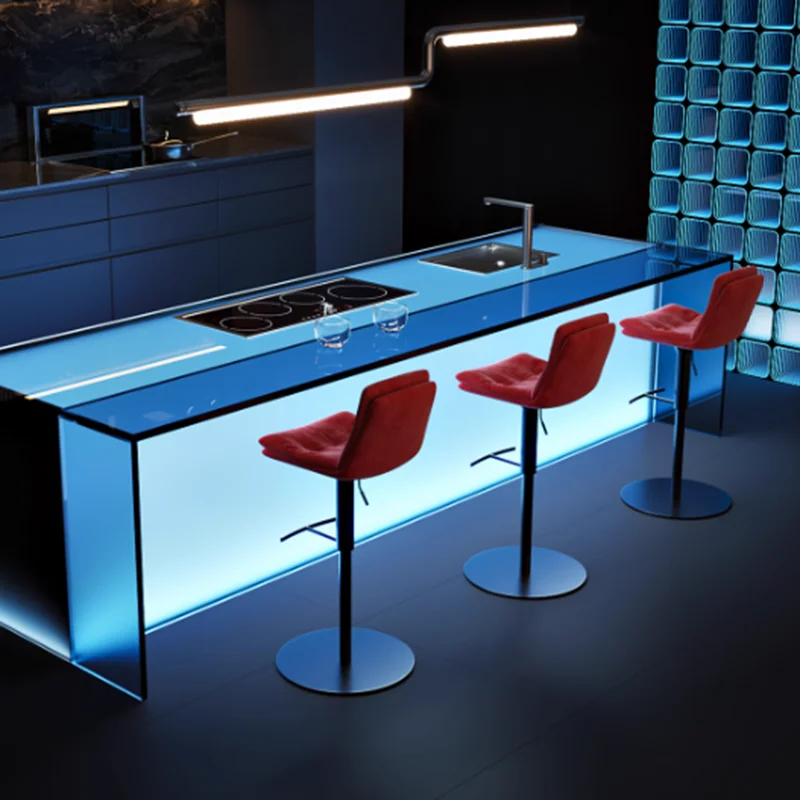 الحد الأدنى الفاخرة بار البراز تصميم العداد مطعم مع كراسي بار الظهر المعادن الجمالية الاسترخاء كرسي الأثاث العصري #6