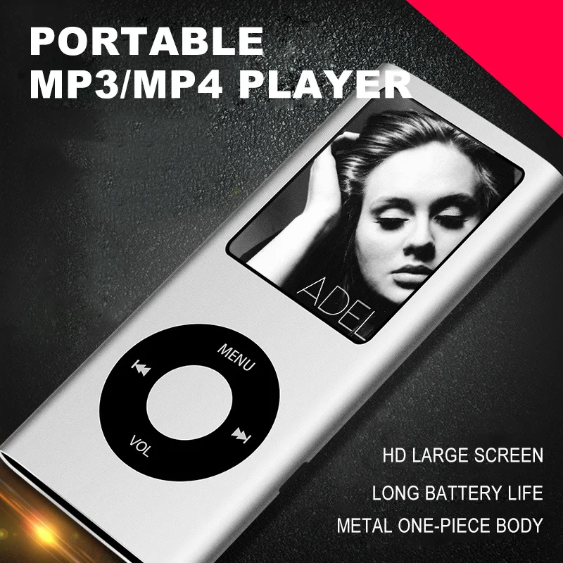 Small Mini Mp3 Mp4 Music Player Download With Recording, Tf Card, Fm Radio 1-32gb  1.8 inch Screen Headphone Audio I Pod 