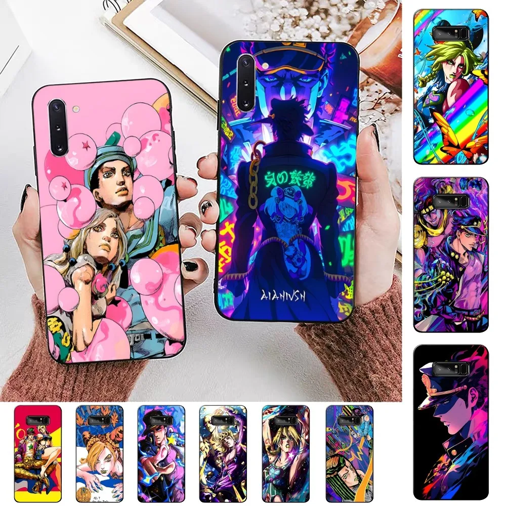 Anime J-JoJos Bizarres Adventures Phone Case For Samsung Note 8 9 10 20 Pro Plus Lite M 10 11 20 30 21 31 51 A 21 22 42 02 03