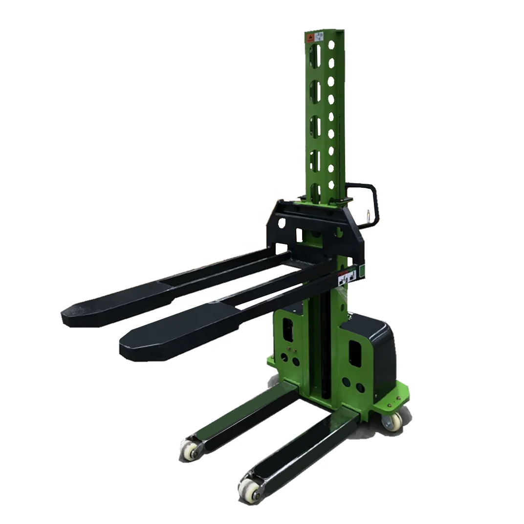 500kg 700kg 1000kg Semi Electric Portable Self Loading Pallet Lifter Reach Crane Self Loading Stacker motorcycle lift stand portable labor saving lifter anti slip wheel lifting bracket motorcycle lift stand jack accessories