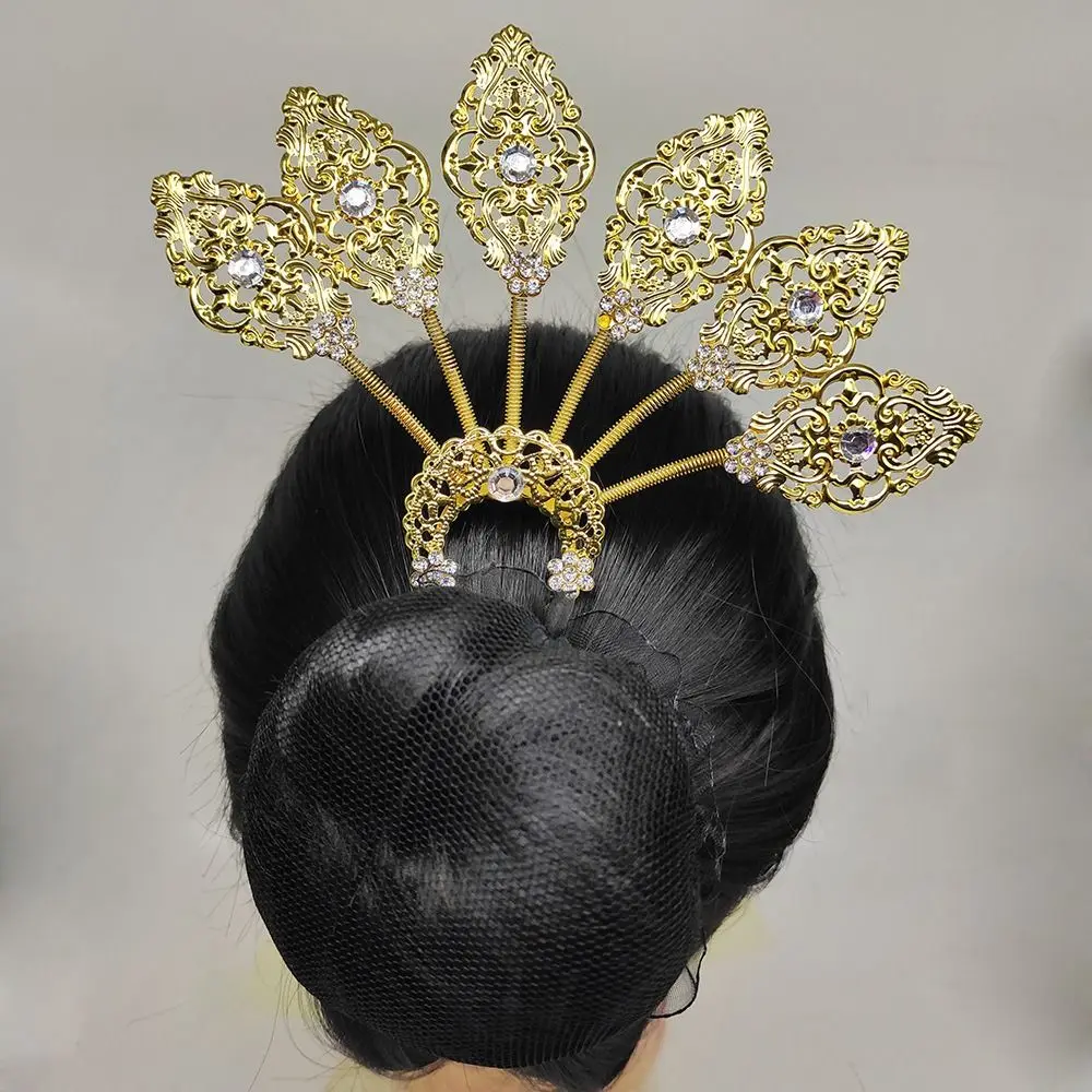 Gold Feather Rhinestone Hair Fork U-Shaped Bun Hairpin Crystal Tassel NWT Amazon.com : Lawie 10 Pack Cute Flower Butterfly U Shaped  main image 3