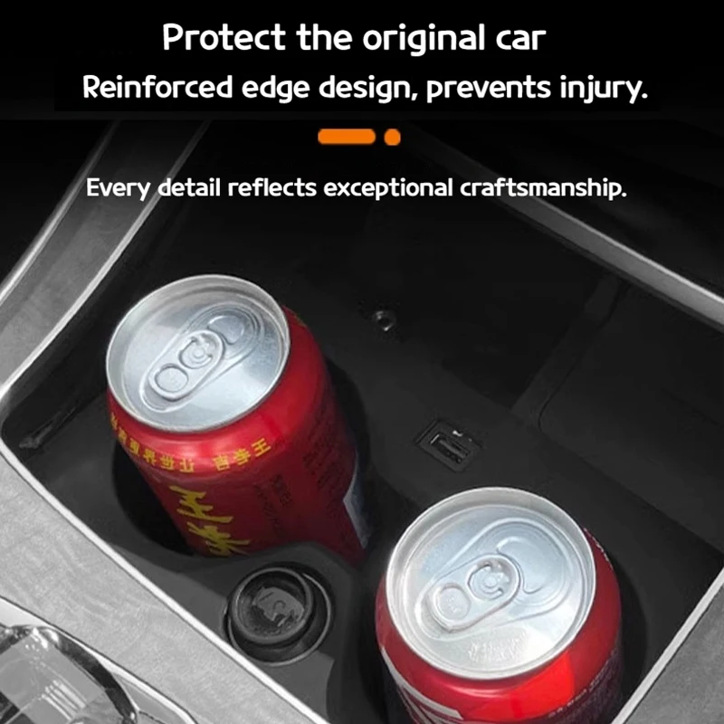 Para BMW X5 G05 2019-2023 soporte para vasos de control Central, estante para vasos y bebidas, ranura protectora, accesorios de modificación