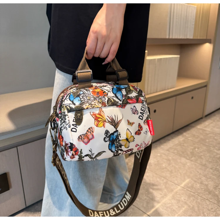 

Faionable большая сумка через плечо Capaci, дорожная сумка через плечо, сумка с принтом, простая женская сумка для отдыха, нейлоновый материал