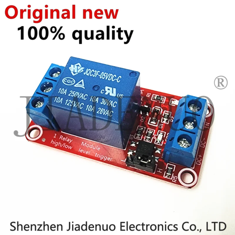 1-10pcs  One relay module with optocoupler isolation supports high and low level triggering. One relay expansion board 5V