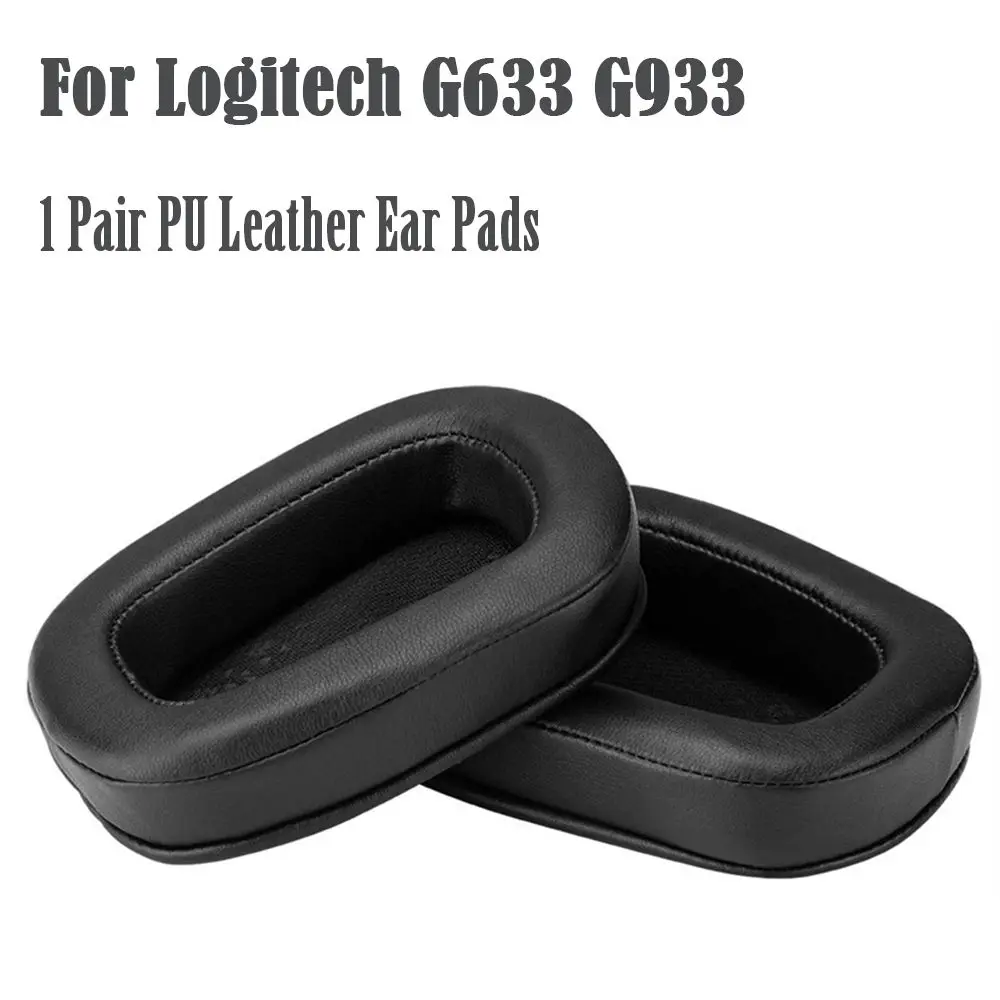 New Headphone Accessories EarPads Earmuffs Replacement Cushion For Logitech G633 G933