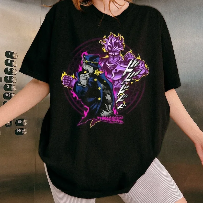 Anime JJ's Bizarre Adventure T-Shirt, Anime T-Shirt