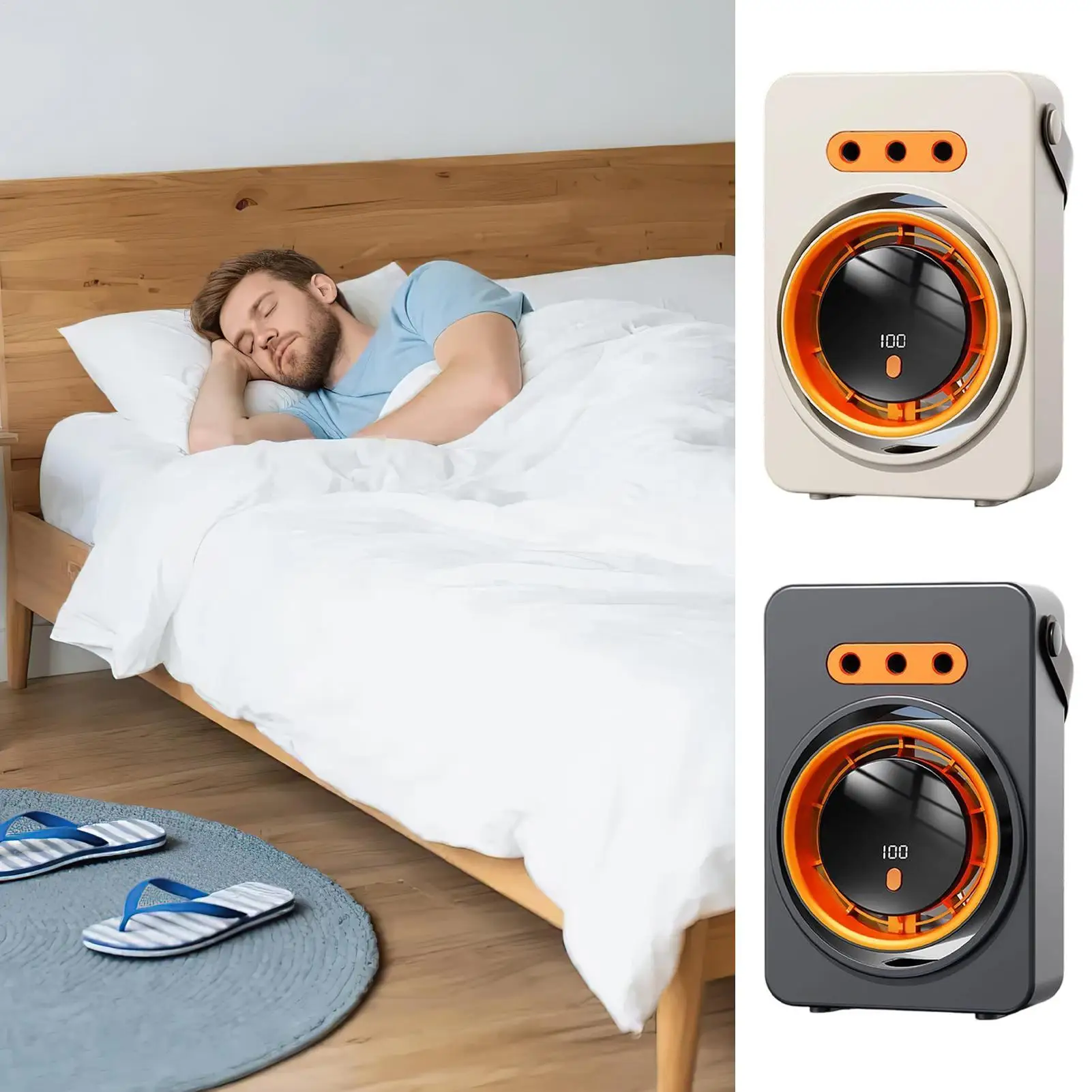 

Mister Fan Rechargeable Portable Cooling Fan For Bedroom For Indoor Outdoor Tent Desk Room Traveling Fishing Jobsite Camping