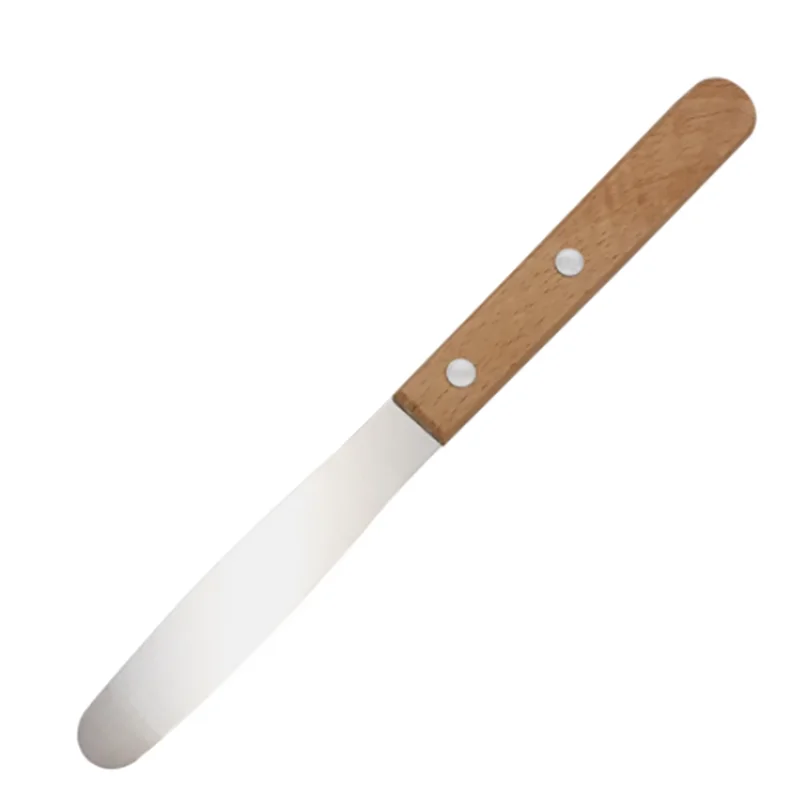 

Dental Material Wood Handle Plaster Knife for Palette and Knife Stirring Knife