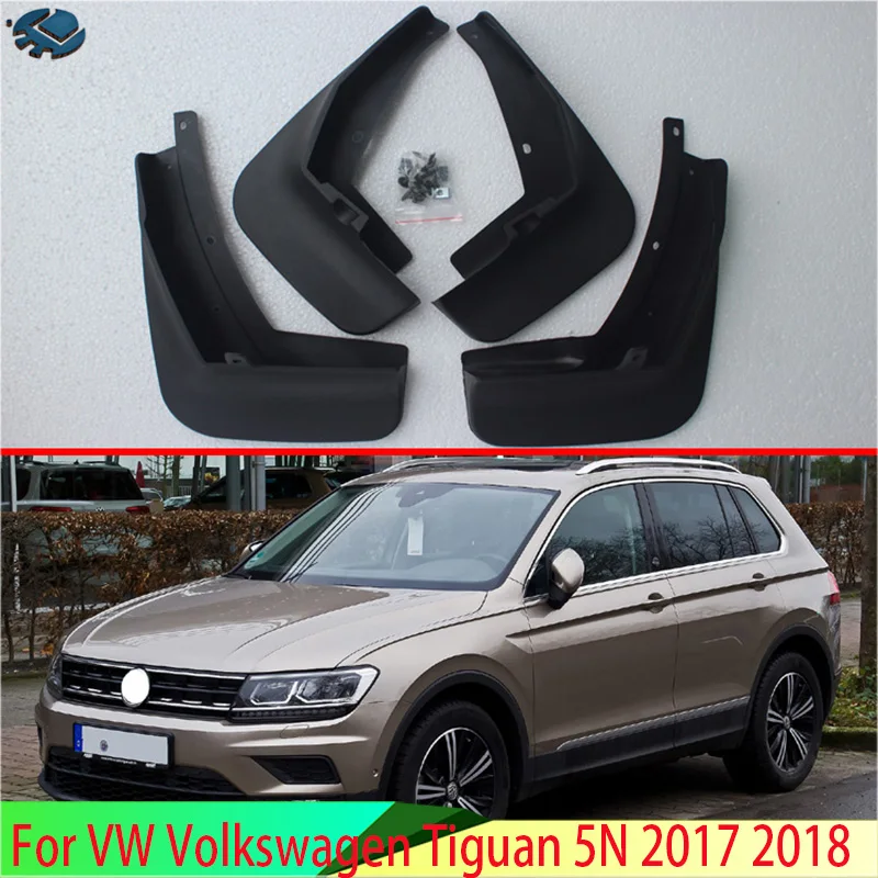 

For VW Volkswagen Tiguan 5N 2017 2018 Mud Flaps Splash Guards Fender Mudguard Kit Mud Flap Splash Guards Mudguard Car styling