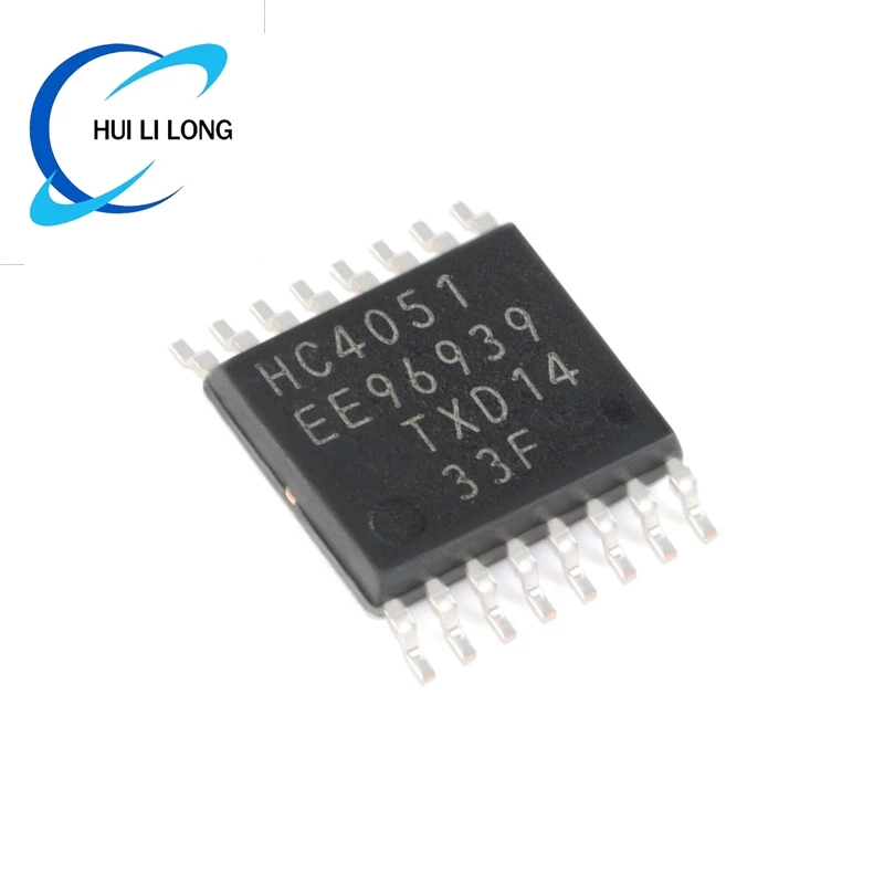 10Pcs/5pcs 74HC4051PW 74HC4051 SN74HC4051PWR 74HC4051PW,118 HC4051 TSSOP-16 8-channel analog Multiplexer/Demultiplexer Chip IC