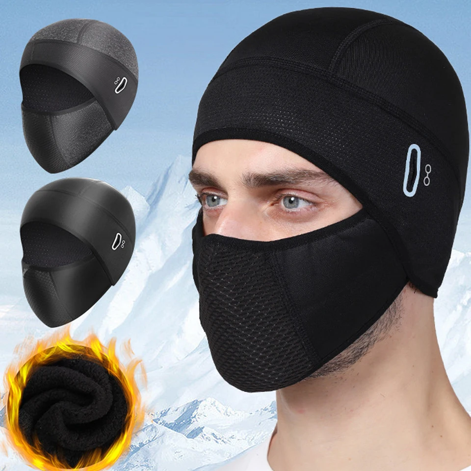 AliExpress GTUBIKE Winter Warm Mask Cycling Cap Cold-proof Electric Motorcycle Mask Neck Scarf Windproof and Rainproof Ski Mask