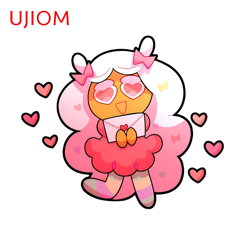 UJIOM Cookie Run Kingdom Chibi girl Wall Sticker Simulated Living Room Decal Portable Eye Catching Room Decoration Accessories