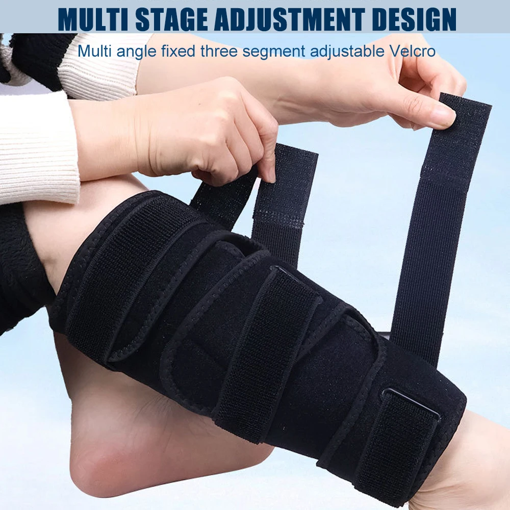 1PCS Adjustable Calf Brace Compression Wrap with 3 Nylon Buckle Strips for Shin Splints, Torn Calf Muscles, Varicose Veins