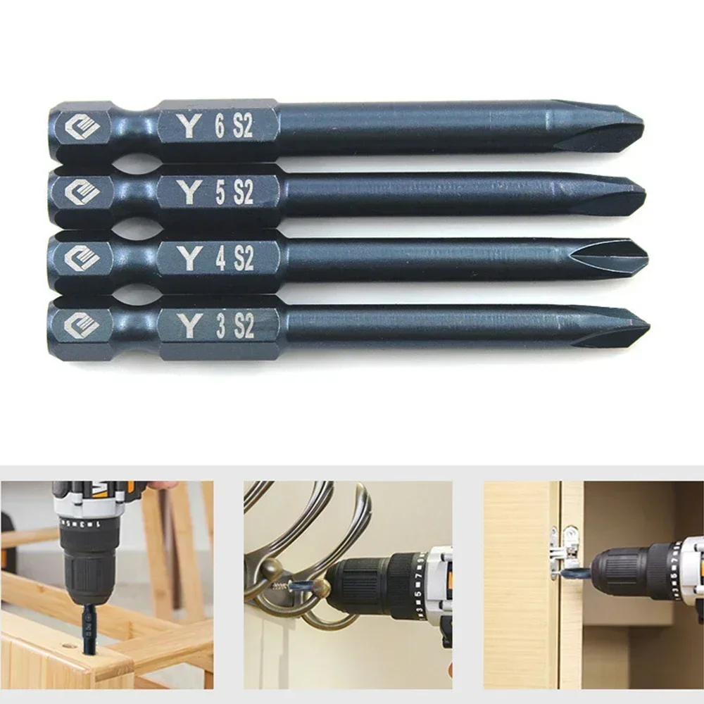 

1pc 65mm 1/4in Hex Shank Tri-Wing Electric Screwdriver Bit Magnetic Screw Driver Bit Y Tip Y3 Y4 Y5 Y6 Head Screwdriver Bit