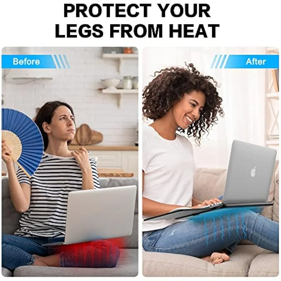 AboveTEK Portable Laptop Lap Desk w Retractable Mouse Pad Tray and Ergonomic Aluminum Notebook Desktop Holder for Desk