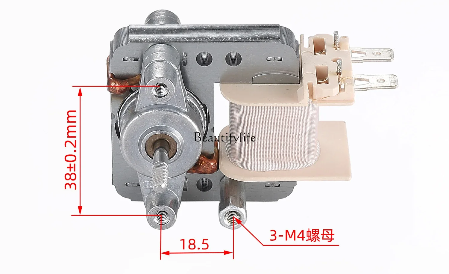 Small oven motor cover extremely asynchronous air fryer incubator motor