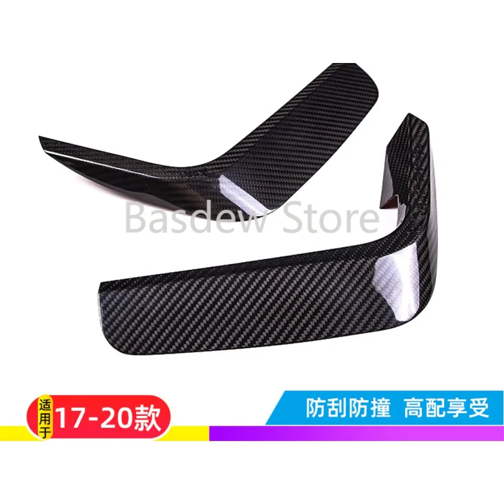 Suitable for 17-20 BMW Z4 Front Bumper Side Surrounding Trim Real Carbon Fiber Fog Light Frame Cornerite Decorative Sticker