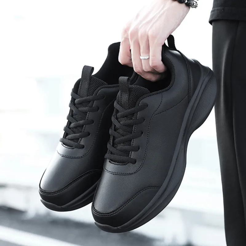

Men's Sneakers Lightweight Leather Low Top Casual Shoes For Men And Women Spring Leisure Walking Runnning Shoes Couple's Shoes