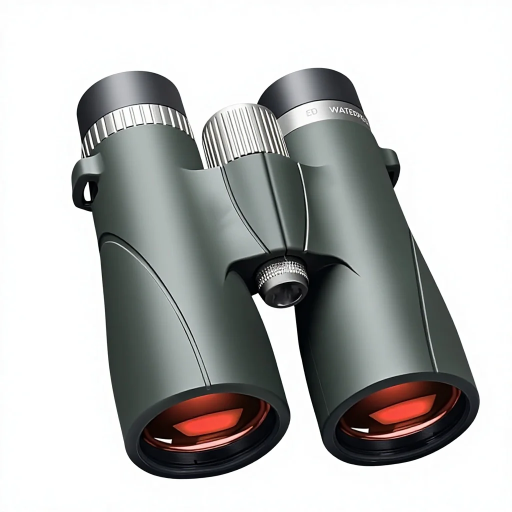 

10x50 12x50 ED Binoculars IPX7 Waterproof SMC Phase Coated BAK4 Prism Professional Telescope for Hunting Camping Bird Watching