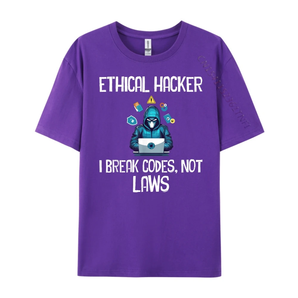 محلل القرصنة الأخلاقية الأخلاقية الأمن السيبراني خمر تي شيرت الرجال امرأة الفرقة بلايز الرسم قصيرة الأكمام
