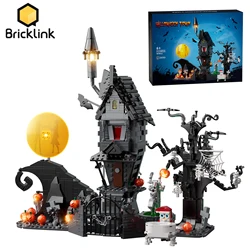 Bricklink Halloween Ideas Nightmareal Before Christmas Skeleton Figures Haunted House LED Set City Building Blocks Kid Toys Gift