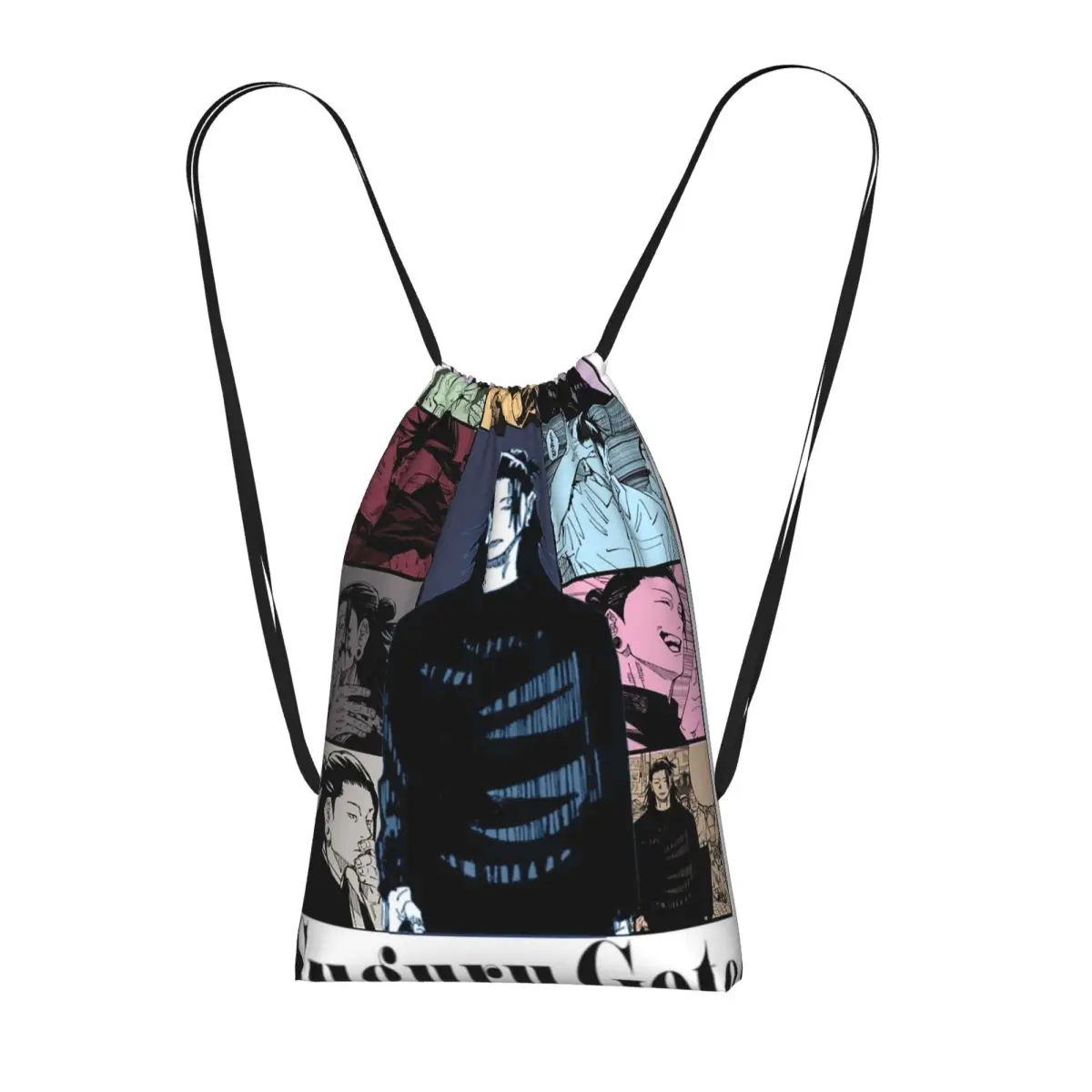 Jujutsu Kaisen Suguru Geto Anime Girl Dinner Backpacks Casual Drawstring Bags Sports Bag Book Bags for Travel Students