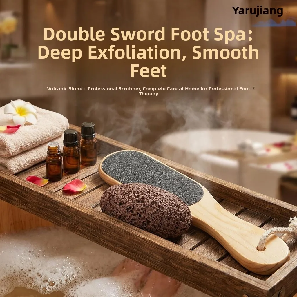 

Home Foot Scraper And Cleaner Tool Foot Massage Stone Skin Exfoliating Brush Heel Care Pedicure Tool for Personal Use