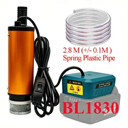 Portable Suction Water Pump Oil Well Machine Drainage Pump For Makita For Dewalt For Milwaukee For Bosch 18V Lithium Ion Battery