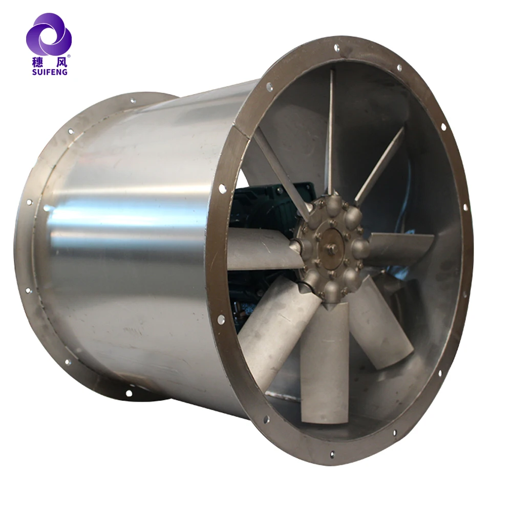 Manufacturers custom stainless steel axial flow fan explosion-proof fan BT35-II pipe fan