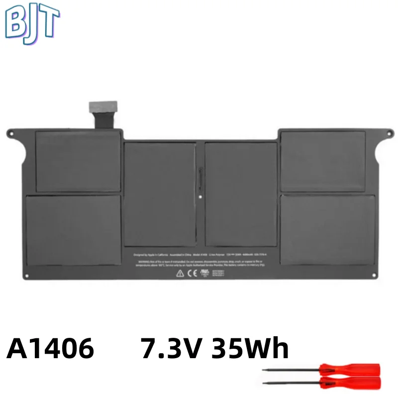 

New Lithium A1406 Laptop Battery 7.3V 35Wh 4680mAh 4Cell For Apple MacBook Air 11" A1370 Mid 2011 A1465 2012 020-7377-A