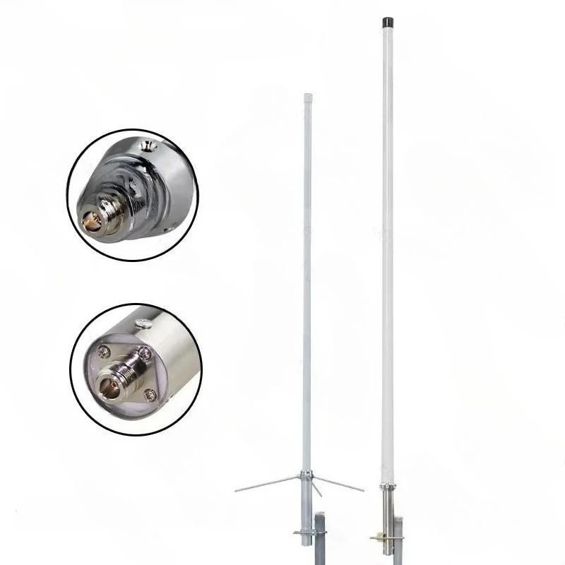 27MHz CB Fiberglass Antenna, 5.0dBi Outdoor Base Station Fixed Communication Antenna