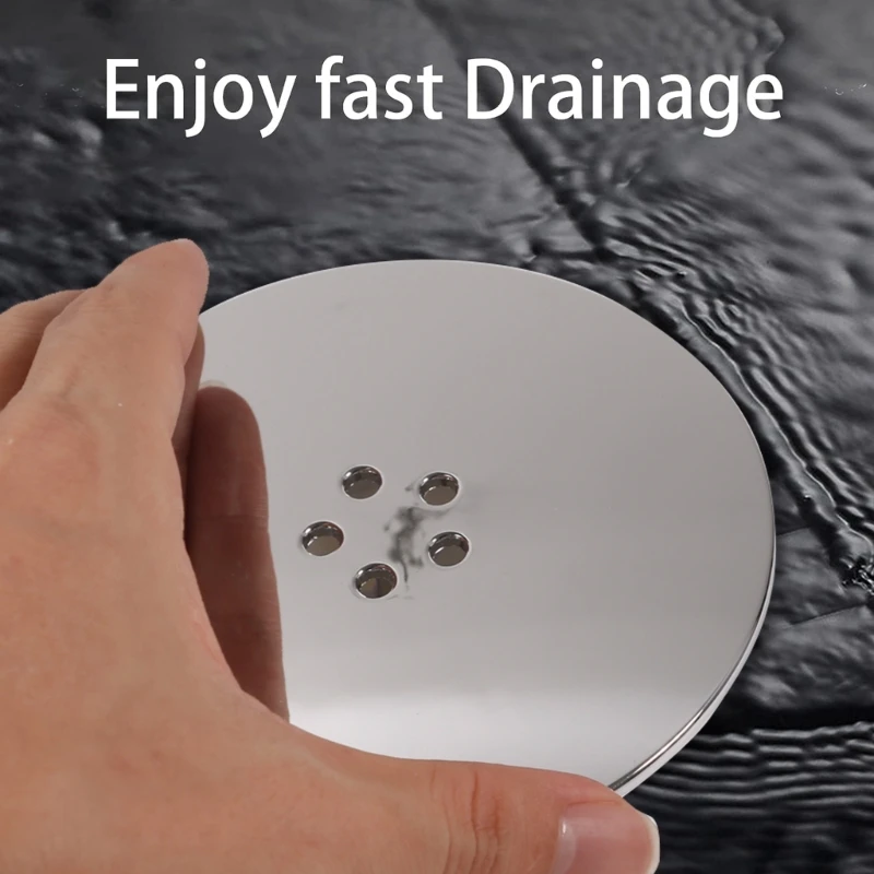 ترقية دش Plughole غطاء البلاستيك دش التوصيل دش غطاء للصرف دش فخ غطاء استبدال لوح لمنطقة الاستحمام التوصيل دروبشيب