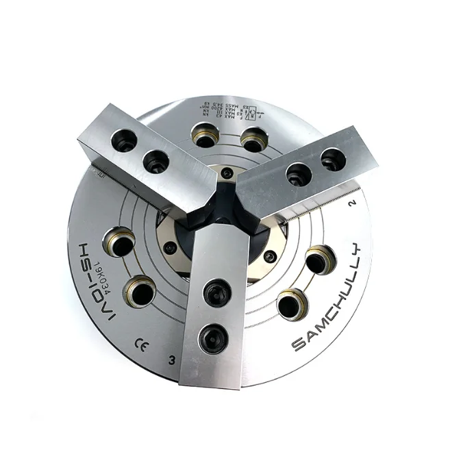 10 Inch Hollow Hydraulic Chuck HS-10 Industrial - Machine Clamping Accessory for Lathe Milling Equipment