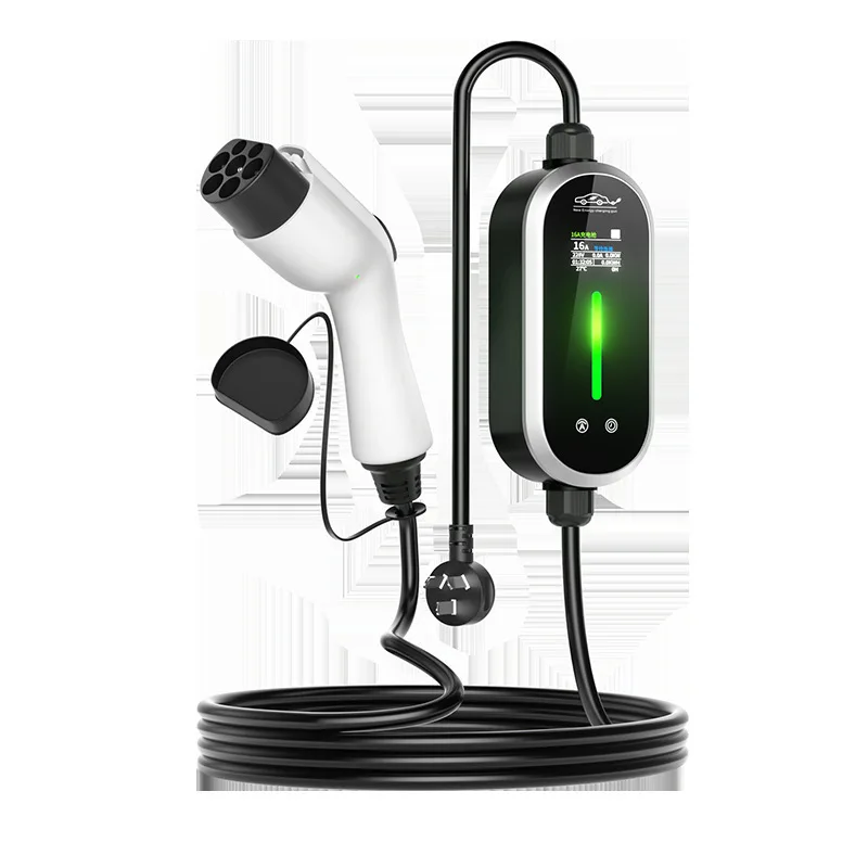 

EU Electric Vehicle Charging Pile Portable Charging Gun Fast Charging 3.5/7 KW European and American Standard UK Standard Plug