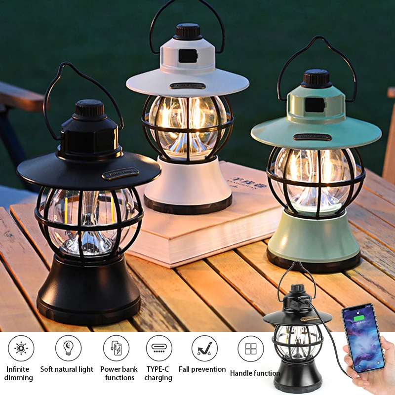 Outdoor Foldable Solar Rechargeable Portable LED Bulbs Search Lights Camping Flashlights Power Outage Emergency Lights