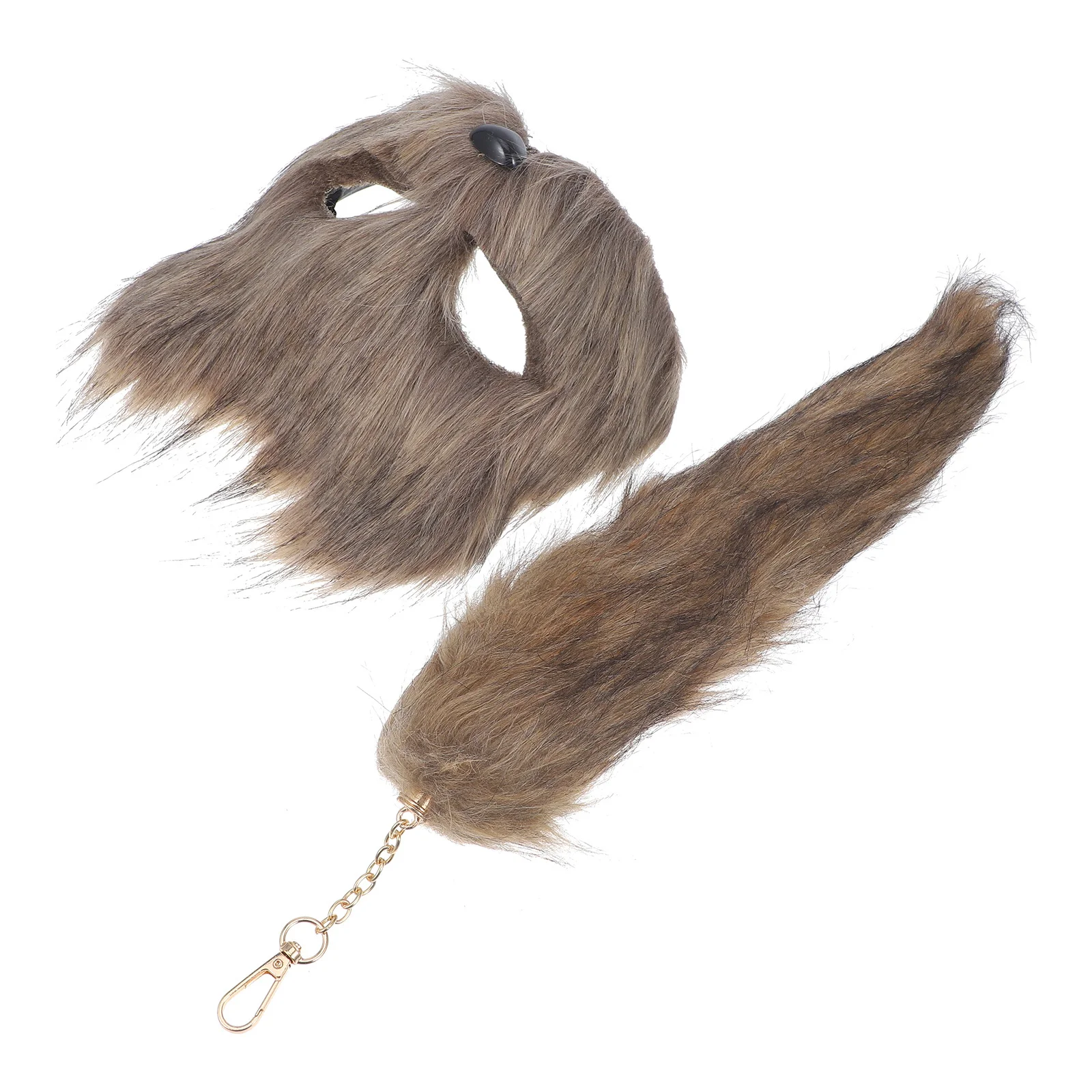 

1Set Fox Mask Tail Prop Costume Halloween Animal Mask Party Cosplay Tail Accessories Decoration Cosplay Costume