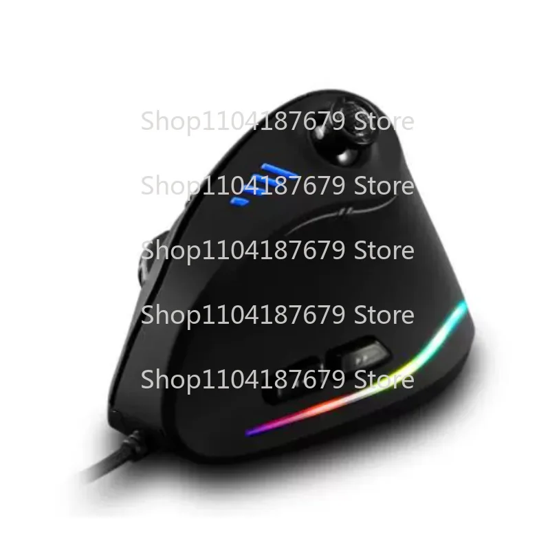 ZZZ  C-18 Vertical Gaming Mouse 10000 DPI Programmable 11 Buttons USB Wired RGB Optical Remote Mouse Gamer Mice For Laptop PC