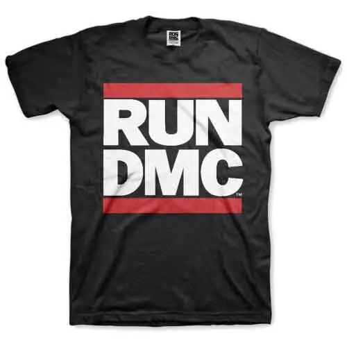

Черная футболка с логотипом Run DMC, новинка