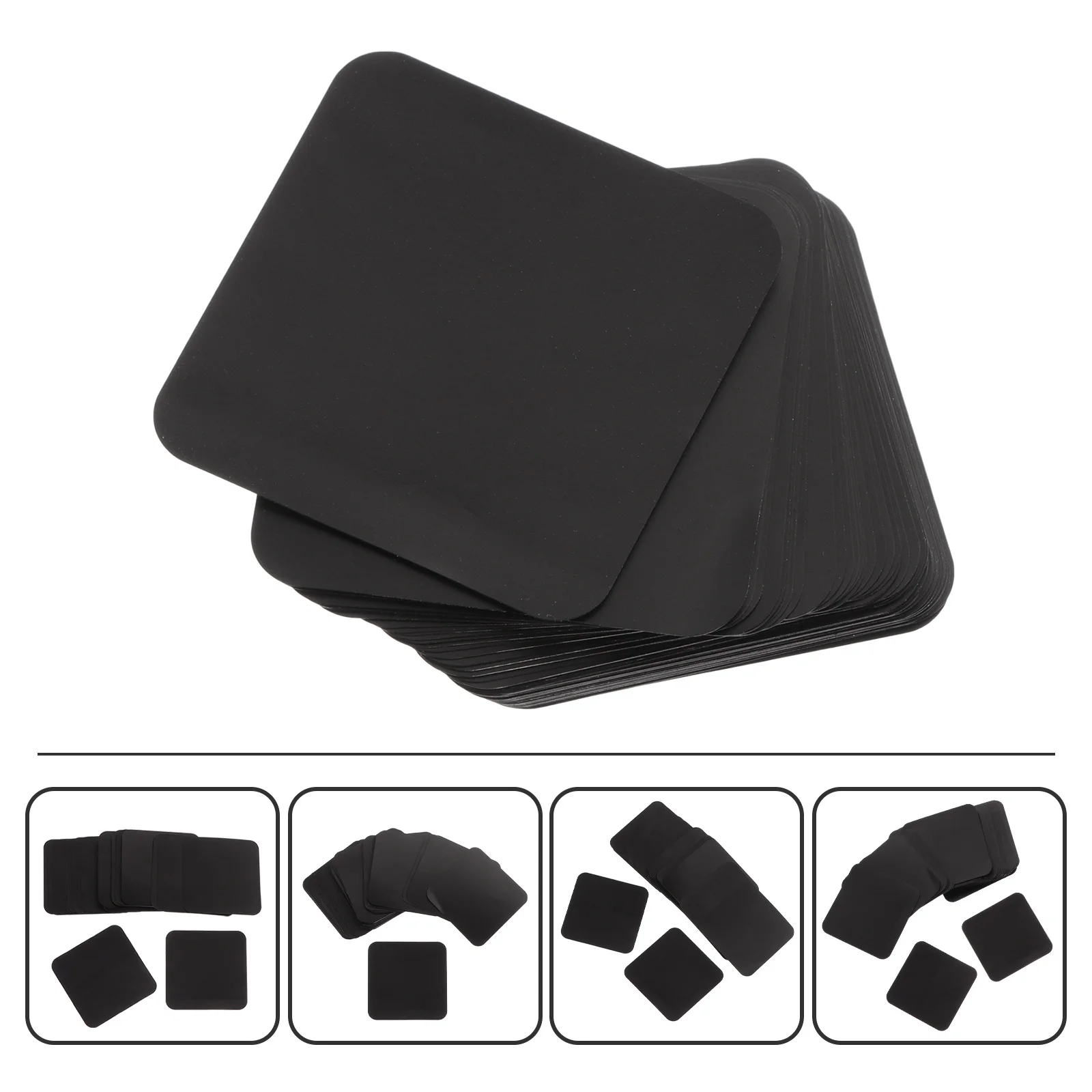 

50 шт., полоски против тускнения, черные легкие защитные бумага для ювелирных изделий, идеальные подарки, решение для хранения мамы и подруги, кольца, серьги